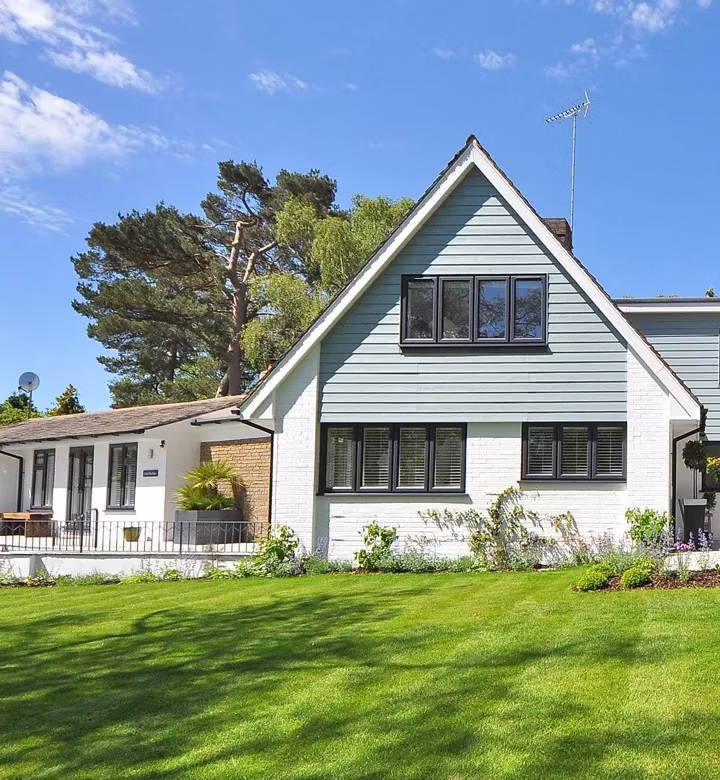 Two-story home with a second-story addition in Fairless Hills, PA